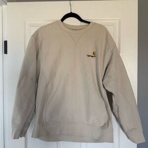 Carhartt Sandstone Logo Crewneck Sweatshirt